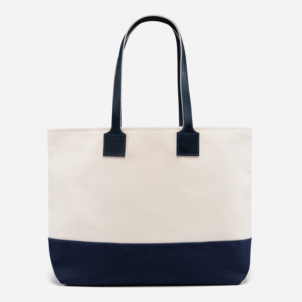 Organic Cotton Tote Bag in Navy