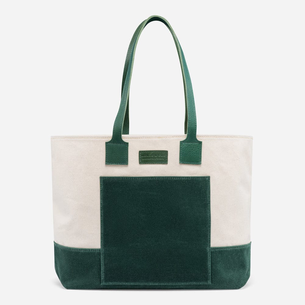 Organic Cotton Tote Bag in Green